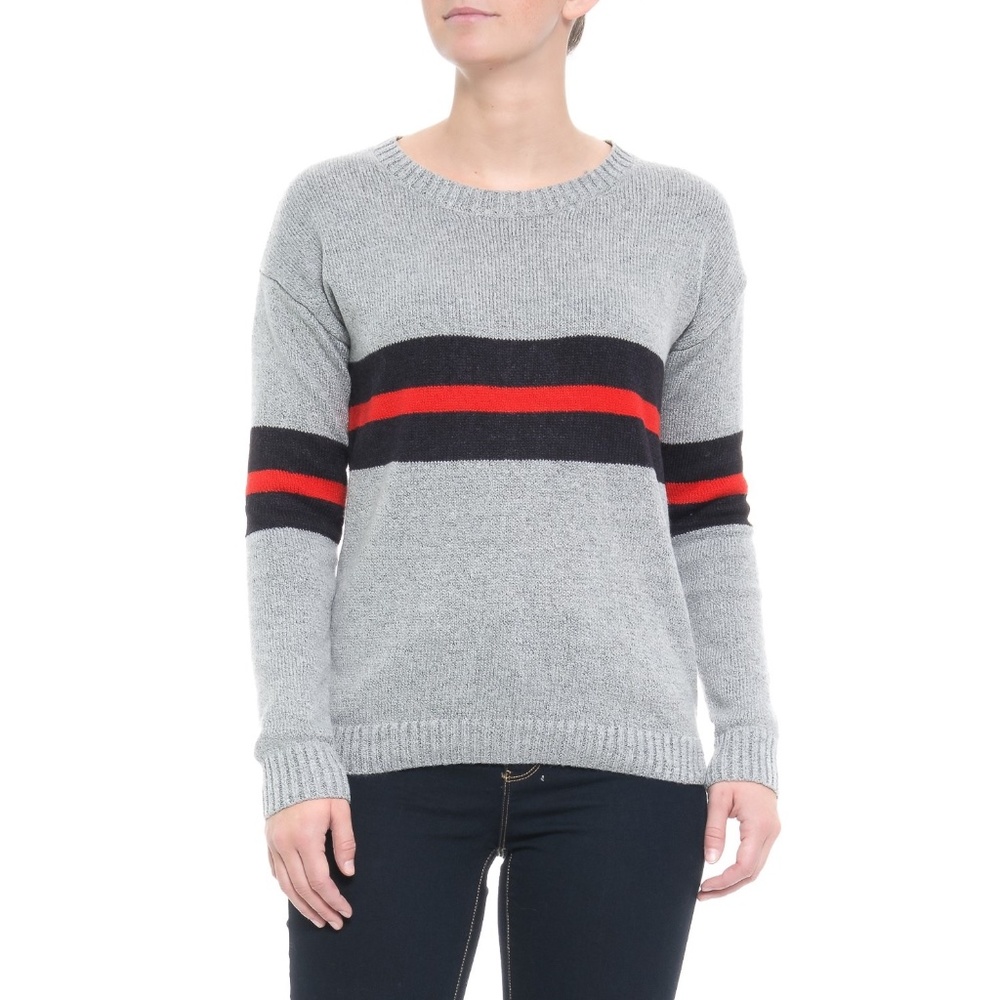 Ebby & I Australian Designer NWOT Double Stripe Sweater (M)